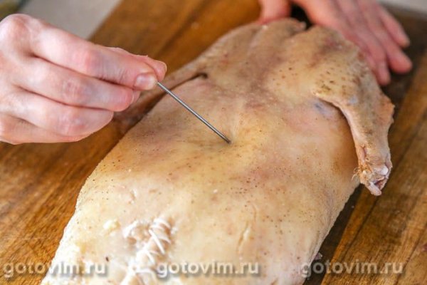 Галантин из утки с черносливом Галантин из утки с черносливом