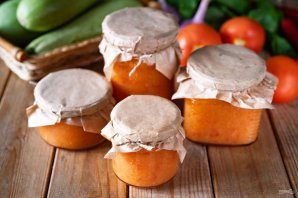 Икра кабачковая с помидорами Икра кабачковая с помидорами