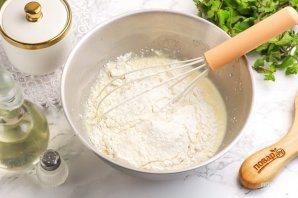 Пышные оладьи с творогом