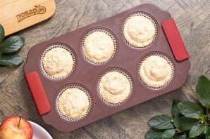 Постные яблочные кексы Постные яблочные кексы