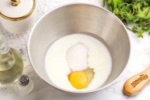 Пышные оладьи с творогом