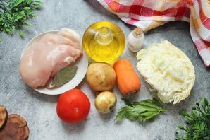 Щи с курицей Щи с курицей