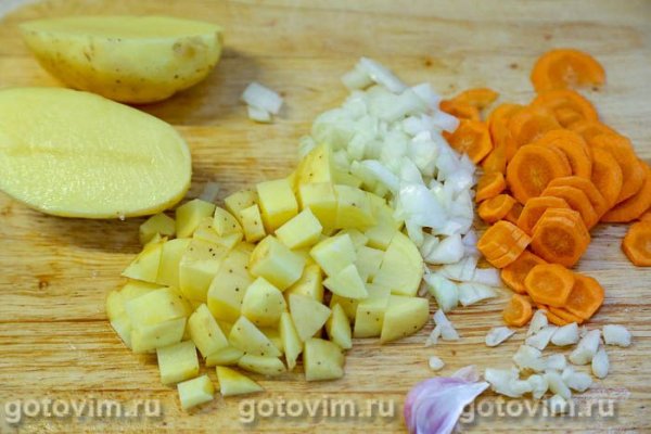 Грибной суп из лисичек с клецками