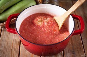 Икра кабачковая с помидорами Икра кабачковая с помидорами