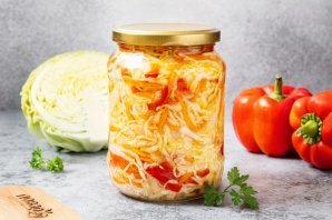 Капуста с перцем на зиму