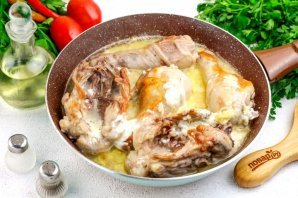 Курица в майонезе с чесноком