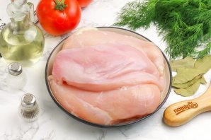 Куриное филе в микроволновке