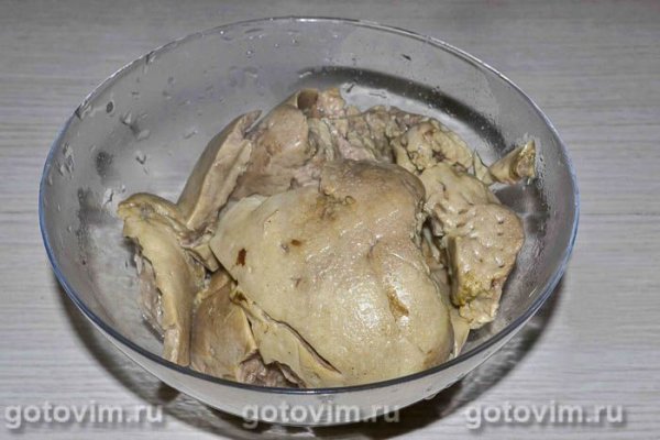 Салат из печени налима с рисом и яйцом Салат из печени налима с рисом и яйцом