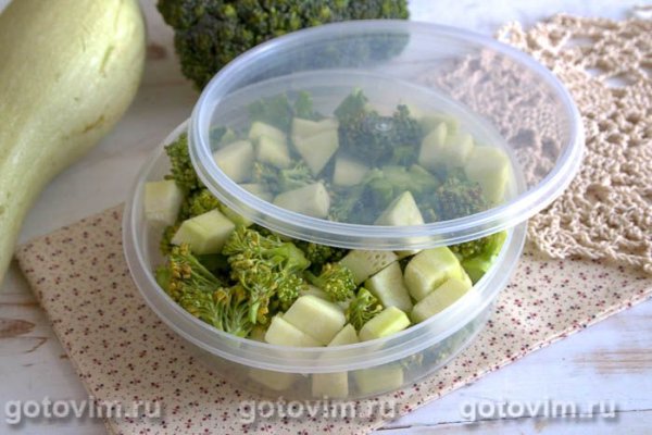 Заморозка кабачков с брокколи Заморозка кабачков с брокколи