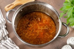 Суп с говядиной и картошкой