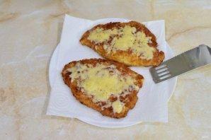 Отбивные из индейки с сыром