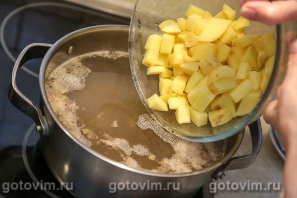 Суп с говядиной и свежей кукурузой