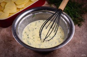 Фарш с картошкой в духовке