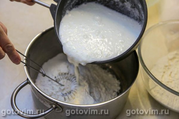 Дрожжевые блины на кефире