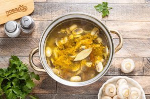 Суп из свежих шампиньонов