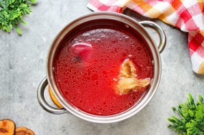 Борщ со свеклой