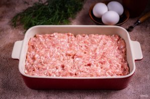 Фарш с картошкой в духовке