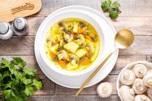 Суп из свежих шампиньонов