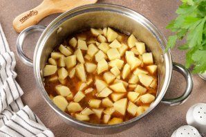 Суп с говядиной и картошкой