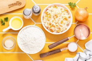 Пирожки с квашеной капустой Пирожки с квашеной капустой