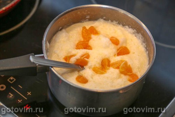 Пшенная каша-суфле с мандаринами (в духовке) Пшенная каша-суфле с мандаринами (в духовке)