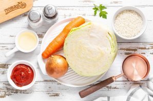 Капуста с рисом