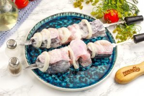 Шашлык из сома Шашлык из сома