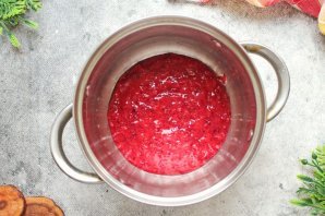 Кисель из брусники