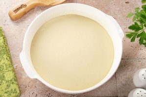 Заливной пирог с капустой Заливной пирог с капустой