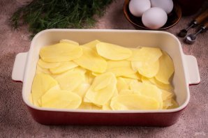 Фарш с картошкой в духовке