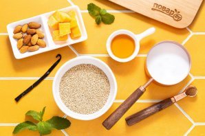 Пудинг из киноа на кокосовом молоке Пудинг из киноа на кокосовом молоке