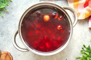 Компот из терна