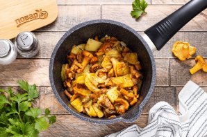 Крем-суп из лисичек