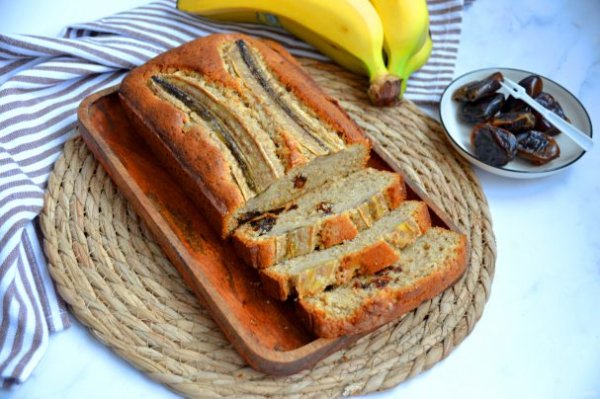 Кекс с финиками и бананом Кекс с финиками и бананом