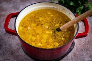 Суп с рыбными консервами Суп с рыбными консервами