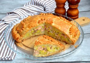 Курник с рыбой