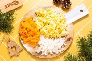 Вегетарианский салат в виде лошади