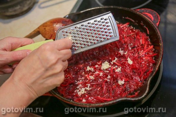 Борщ с говядиной и нутом