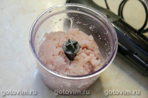 Котлеты из судака с креветками