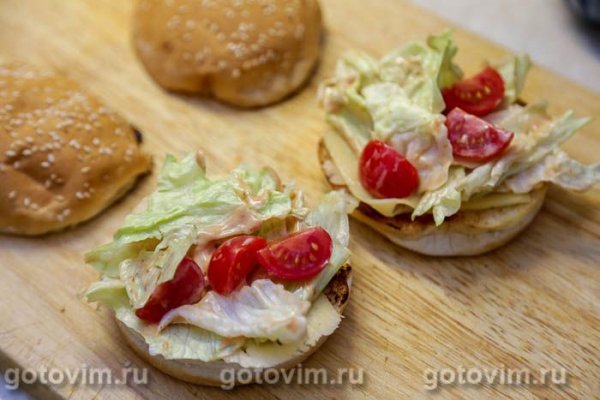 Бургеры с фрикадельками