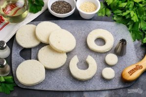 Канапе "Подковки"