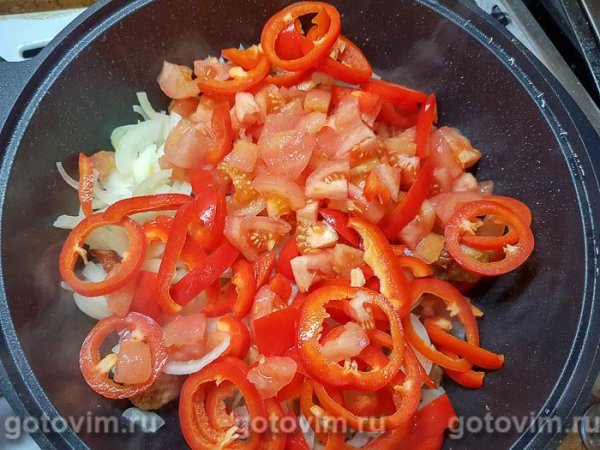 Чахохбили из курицы (или цыпленка) в казане Чахохбили из курицы (или цыпленка) в казане