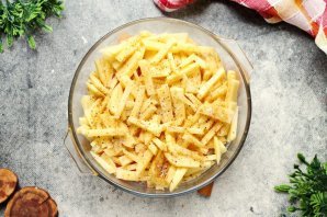 Курица с картошкой в микроволновке Курица с картошкой в микроволновке