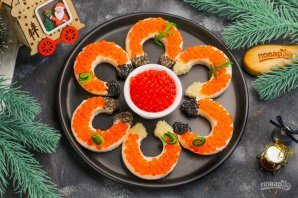 Канапе "Подковки"