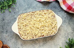 Макаронная запеканка с фаршем Макаронная запеканка с фаршем
