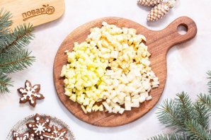 Фруктовый салат на Новый год Лошади