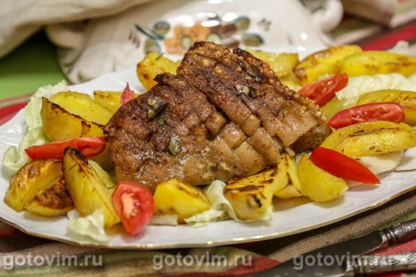 Свиная грудинка, запеченная со специями Свиная грудинка, запеченная со специями