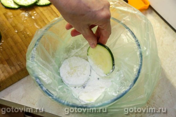 Жареные кабачки в крахмале