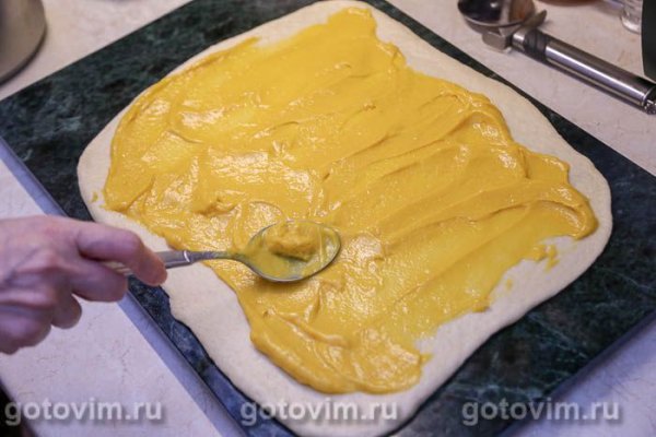 Синнабоны с заварным тыквенным кремом