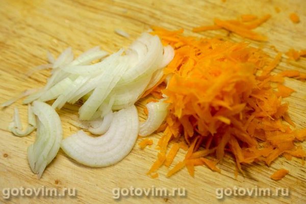 Поджарка из иваси с овощами